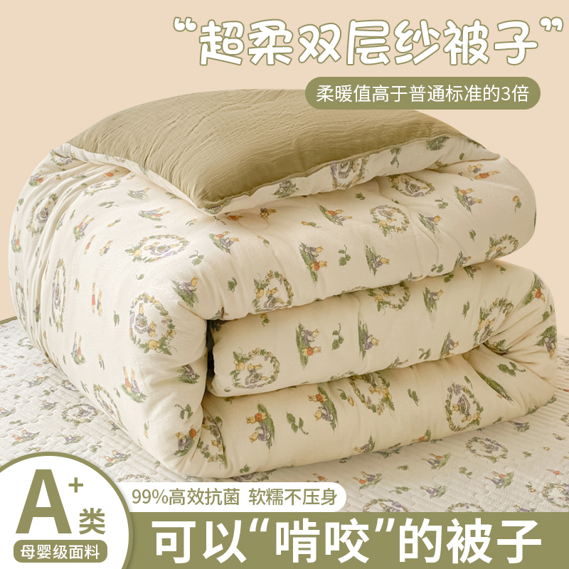 加厚保暖冬被四季通用