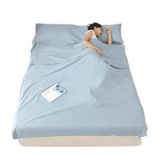 住酒店隔脏睡袋旅行床单被套便携式双人一次性出差被罩枕套一体式