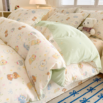 100%新疆长绒棉被套单件全棉被罩