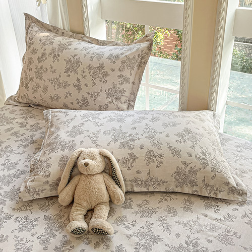 100%全棉枕套单只全棉一对内胆套