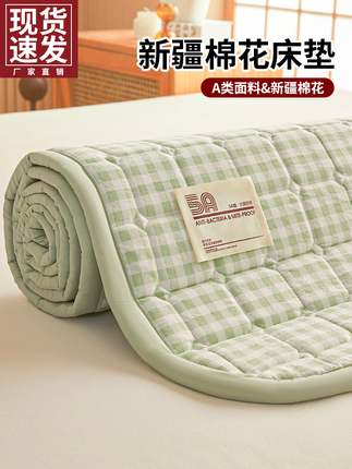 Cotton Mattress Pad for Home Bedroom, All-Season Thickened Thermal Pad, Soft Mattress, Tatami Mat