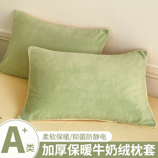 48cmx74cm加厚单个毛绒枕芯内胆套 新款 冬季 牛奶绒枕头枕套一对装