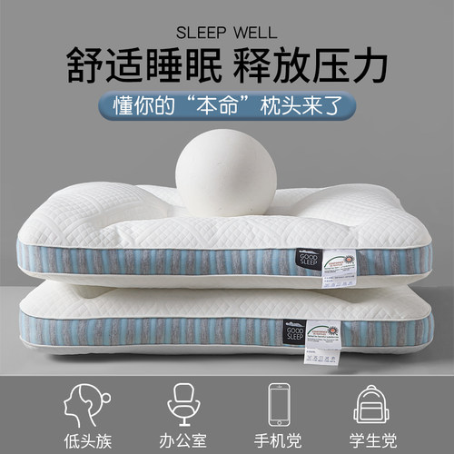 枕头枕芯成人颈椎专用深