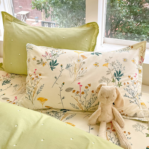 全棉枕套一对装枕头内胆罩纯棉