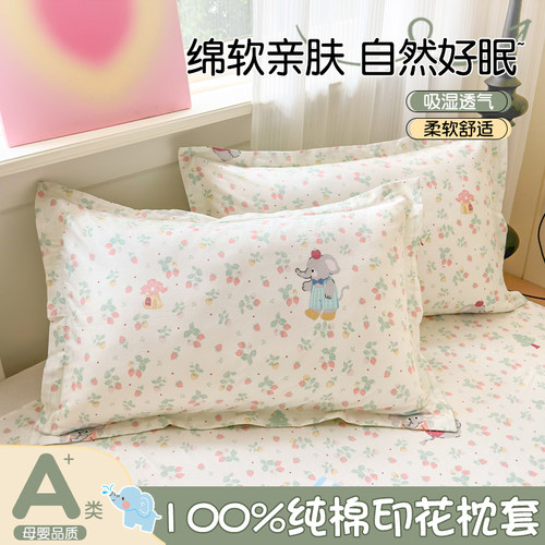 全棉枕头套卡通枕芯内胆套2025新