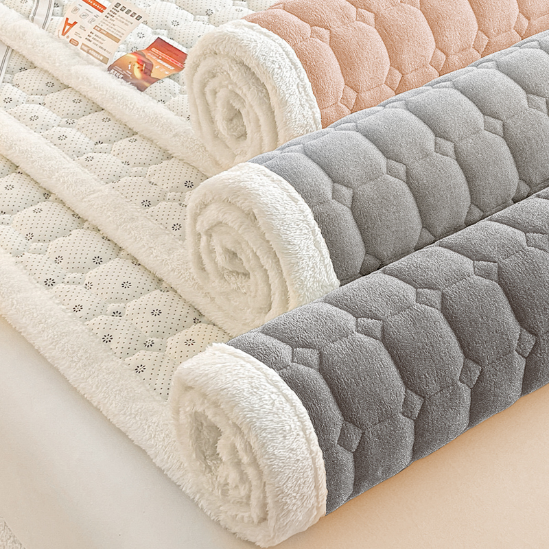A类牛奶绒床褥单人90x200cm软垫