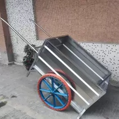 环卫不锈钢手推车保洁车二轮清运车物业新款超值支持定制厂家直销