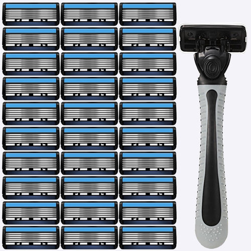 【福利】6层手动剃须刀刮胡刀男