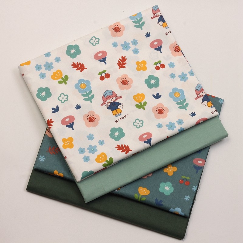 40支斜纹纯棉布料花朵娃娃印花全棉面料儿童床品连衣裙全棉面料,居家布艺,海绵垫/布料/面料/手工diy,淘宝优惠券,粉丝福利购,淘宝优惠卷