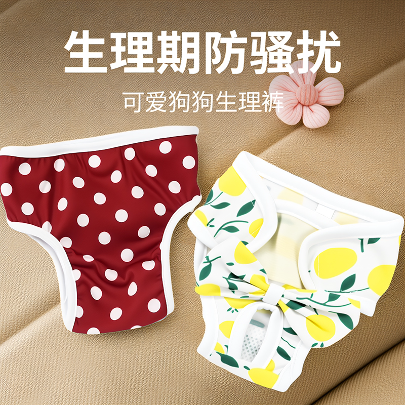 宠物狗狗生理裤泰迪安全防骚扰神器卫生裤母狗生理期月经姨妈裤子