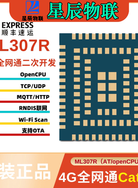 【顺丰】中移ml307r模块307RDC/DL 4G CAT1 AT openCPU全网通模组