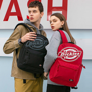 彼岸潮社 Dickies双肩包经典款男女学生印花情侣潮流纯色背包书包