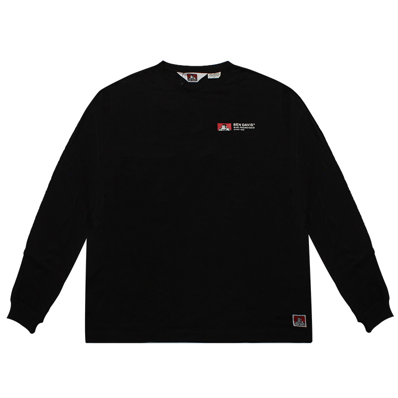 大猩猩字母印花情侣纯色打底衫