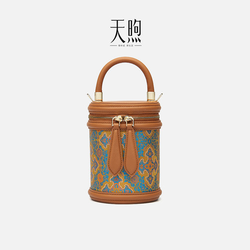 Pmsix女包中国风水桶包旗袍包女