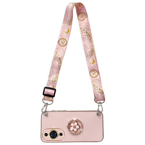 适用华为nova10手机壳新款花朵指环支架nova9镜头全包nova8防摔nova14硅胶nova13斜挎可背nova12带挂绳nova11