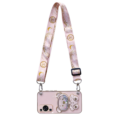 华为自带补妆镜子支架一体式