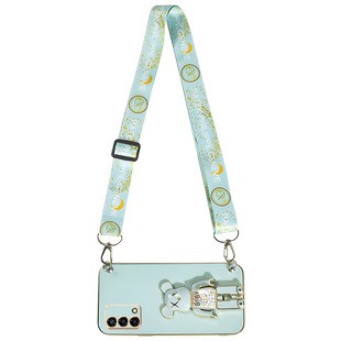 糖果暴力熊适用oppoa97手机壳新款带支架A60镜头全包边a95防摔a94硅胶a93软壳A6GT斜挎a1可背a2/A3挂绳A5pro