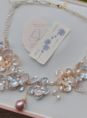 巴洛克珍珠项链重工华丽