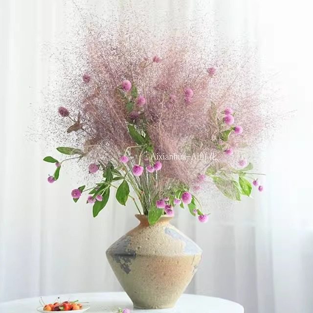 秋日季节专属粉黛乱子草网红鲜花拍摄装点家居吸睛云南昆明空运