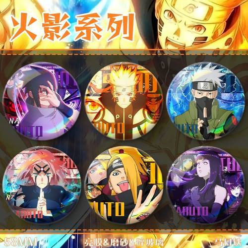 火影忍者吧唧徽章镭射带土