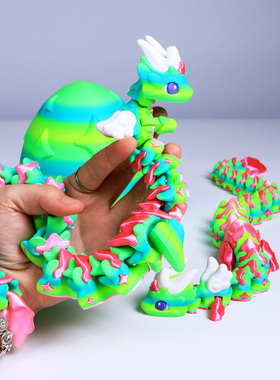 3d打印关节阿特莉亚龙大龙蛋玩具