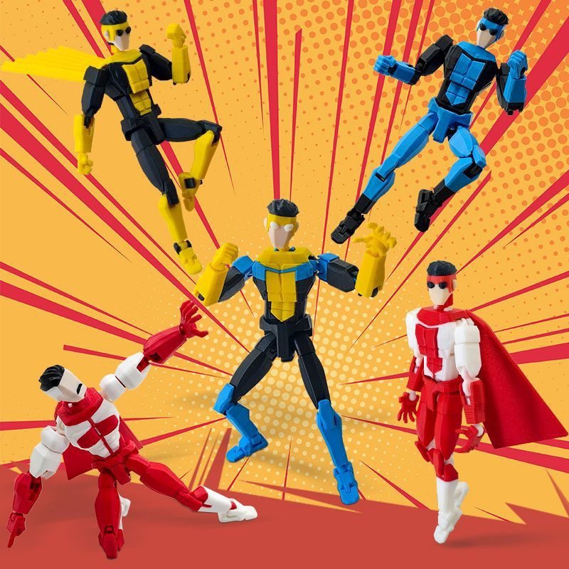 【新款】3D囚犯马克马克系列无-敌少侠网红马克关节可动成品手办,家居饰品,3D模型摆件,淘宝优惠券,粉丝福利购,淘宝优惠卷