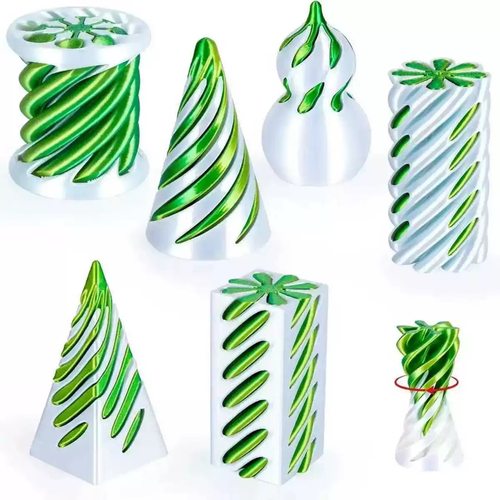 旋旋乐3d打印玩具螺旋锥解压玩具黑科技减压神器网红稀奇古怪礼物