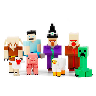 3D打印MC我的世界苦力怕积木人仔多关节可动人偶手办玩具摆件周边