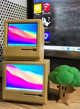 麦金小电脑副屏3D打印监控摸鱼