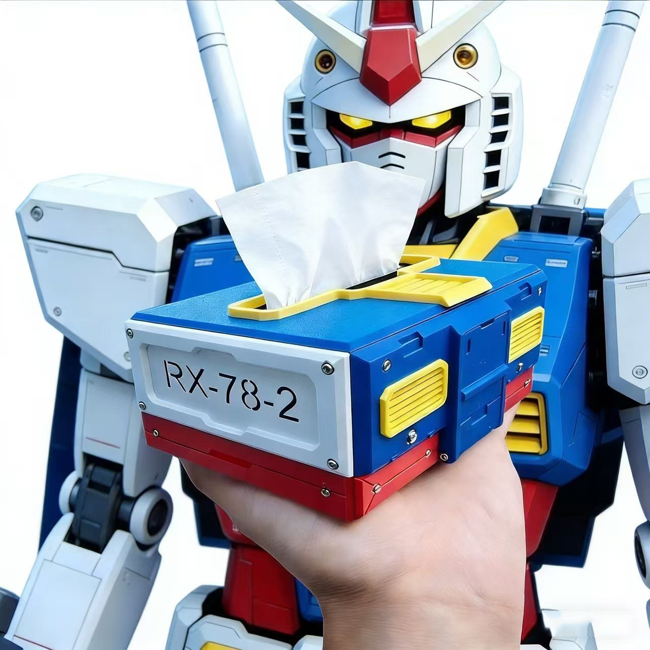 3d打印高达创意抽纸盒摆件餐厅卧室儿童餐巾盒大魔王模型摆件礼物,家居饰品,3D模型摆件,淘宝优惠券,粉丝福利购,淘宝优惠卷