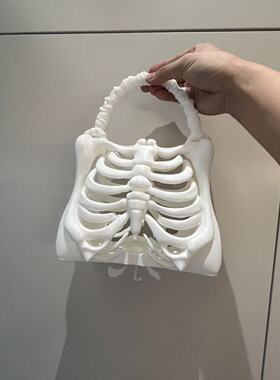 3D打印骷髅骨架手提包