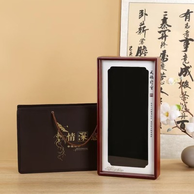 野山参礼盒空盒长白山人参包装盒林下参抽屉款实木礼品盒厂家批发