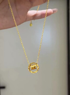 S925碎碎冰小蛮腰超闪锁骨链