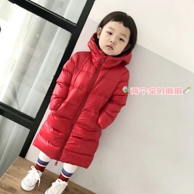 儿童儿童国标长款反季羽绒服