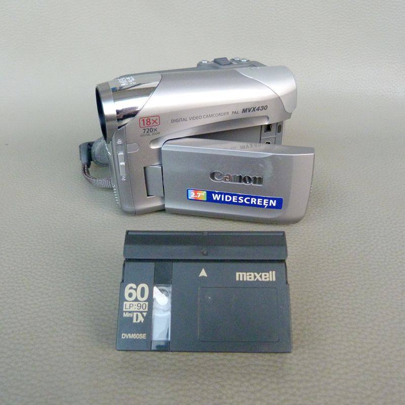 佳能MVX430复古DV磁带摄像机