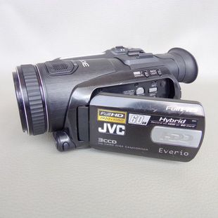 JVC 摄像机DV机网红直播3CCD全高清摄录摄影机 杰伟世GZ HD7U数码