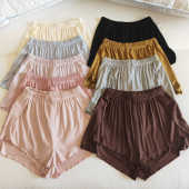 可外穿纯色打底裤 莫代尔棉睡裤 纯欲风简约休闲家居短裤 薄款 女夏季