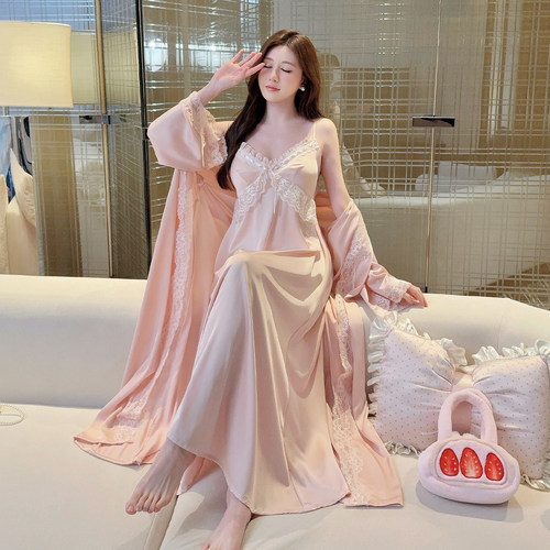 冰丝吊带睡裙女春夏季带兄弟