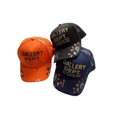 Gallery Dept Logo Trucker Hat American Style Trucker Cap Baseball Cap Letter Wide Brim Graffiti Trendy