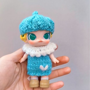 babymolly积极入冬指南娃衣手工钩针针织裙子套装衣服手工娃衣bjd