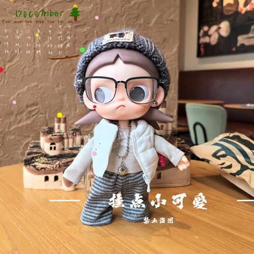 zsiga一二代可动人偶bjd娃衣嘎子姐姜饼人衣服马甲外套冬装帽子