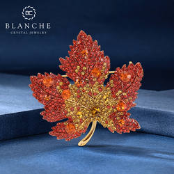 Blanch加拿大枫叶高端精致胸针时尚胸花高级感轻奢别针女新年礼物
