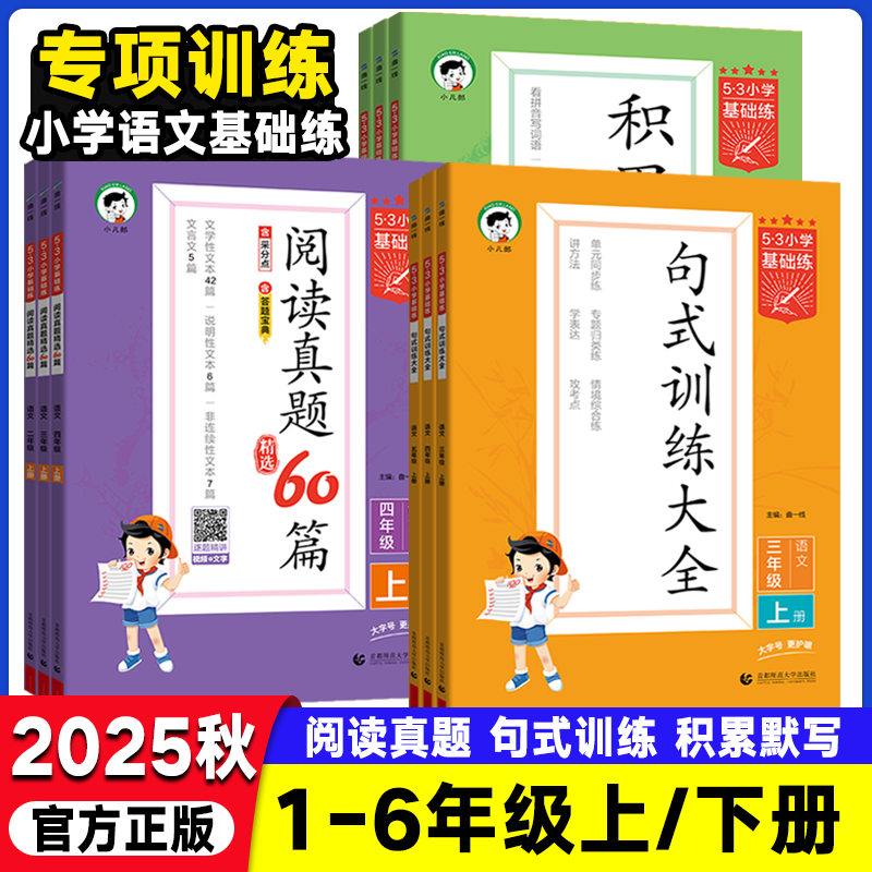 53小学句式训练积累默写阅读真题