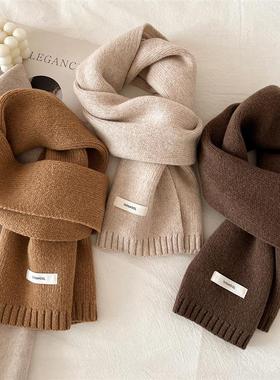 英国Next chek儿童羊毛围巾秋冬季男童女童宝宝围巾保暖针织围脖