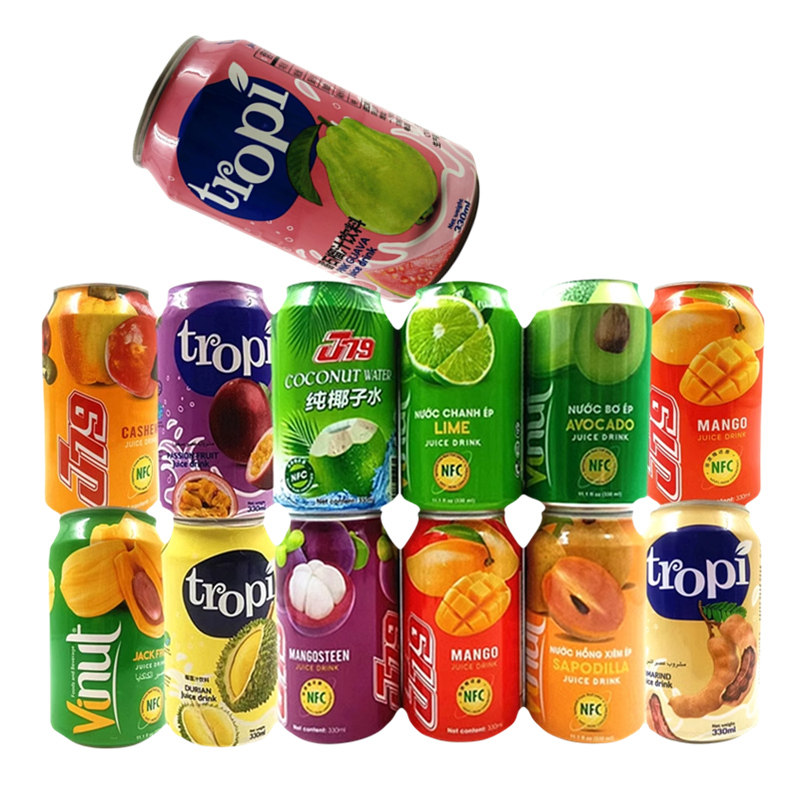 330ml*10越南特产酸角汁原装进口酸甜饮料混合水果汁风味大全饮品