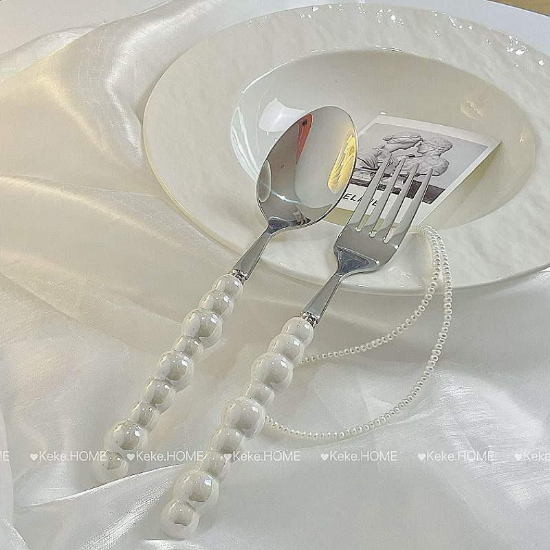 304不锈钢叉勺家用西餐刀甜品勺