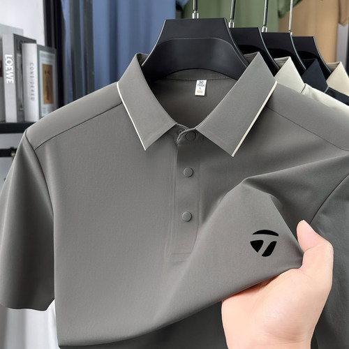 泰勒梅男士短袖POLO衫轻奢半袖