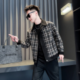 咖色314B-2-JK112-P128控168秋冬季男潮流呢子加绒夹克呢料外套,男装夹克,星座314B-2,四季星座 咖色314B-2-JK112-P128控168秋冬季男潮流呢子加绒夹克呢料外套,男装夹克,星座314B-2,四季星座