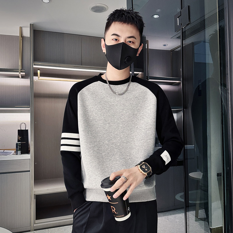灰首314B-2-WY888-P58控78秋新款卫衣男时尚潮流百搭上衣男,男装卫衣,星座314B-2
