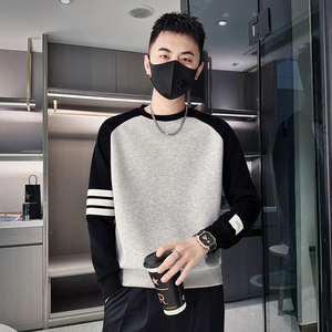 灰首314B-2-WY888-P58控78秋新款卫衣男时尚潮流百搭上衣男图片